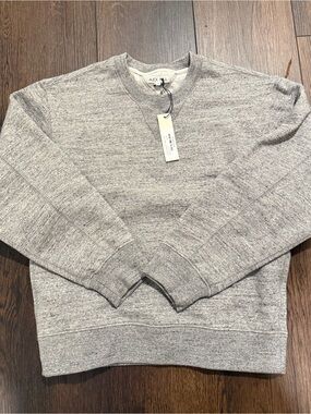 Alex Mill Men’s Heather Gray Crewneck Sweatshirt NWT Sz S